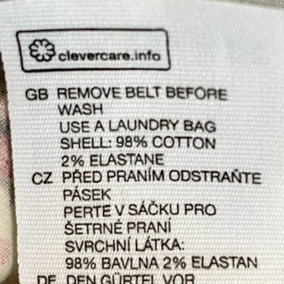& Other Stories Extra Puff Sleeves Mini Dress Floral Pink Black Size 0 NWT - Picture 11 of 13
